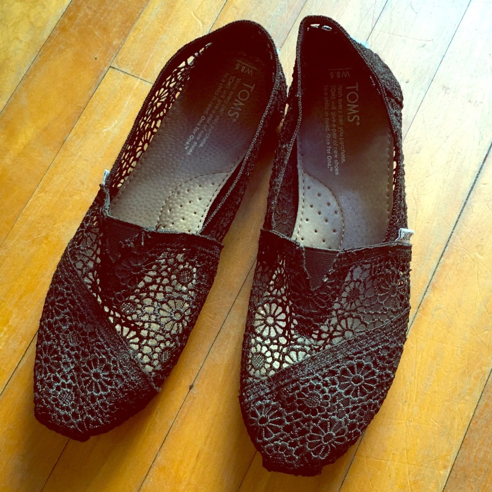 Toms Slip-ons Lace Crochet